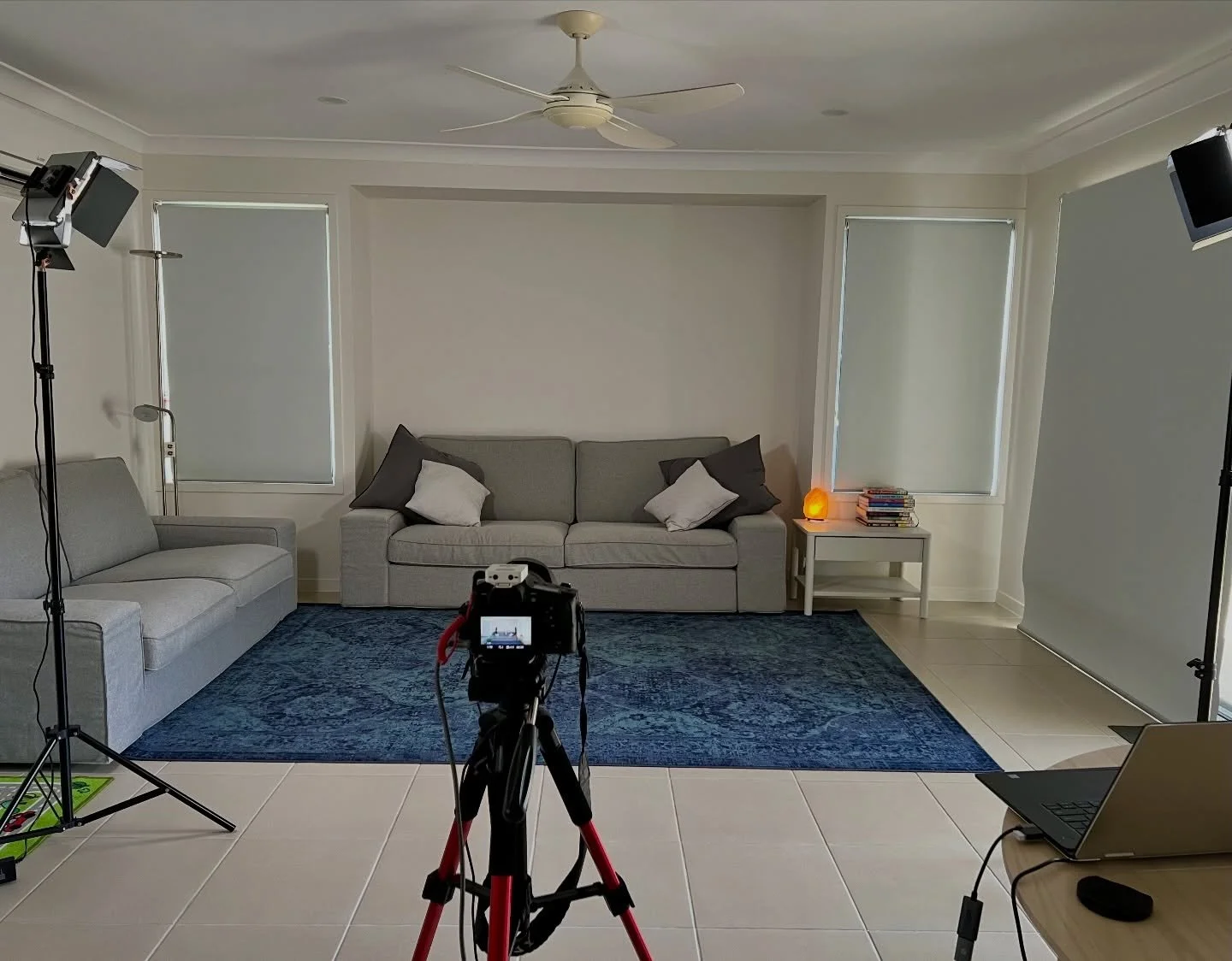 The time when the family is out and you turn the living room into a Qi Gong studio. Very excited to connect with the rest of the world. #breathe #smile #qigong #teachertraining #mindfulmovement🧘&zwj;♀️