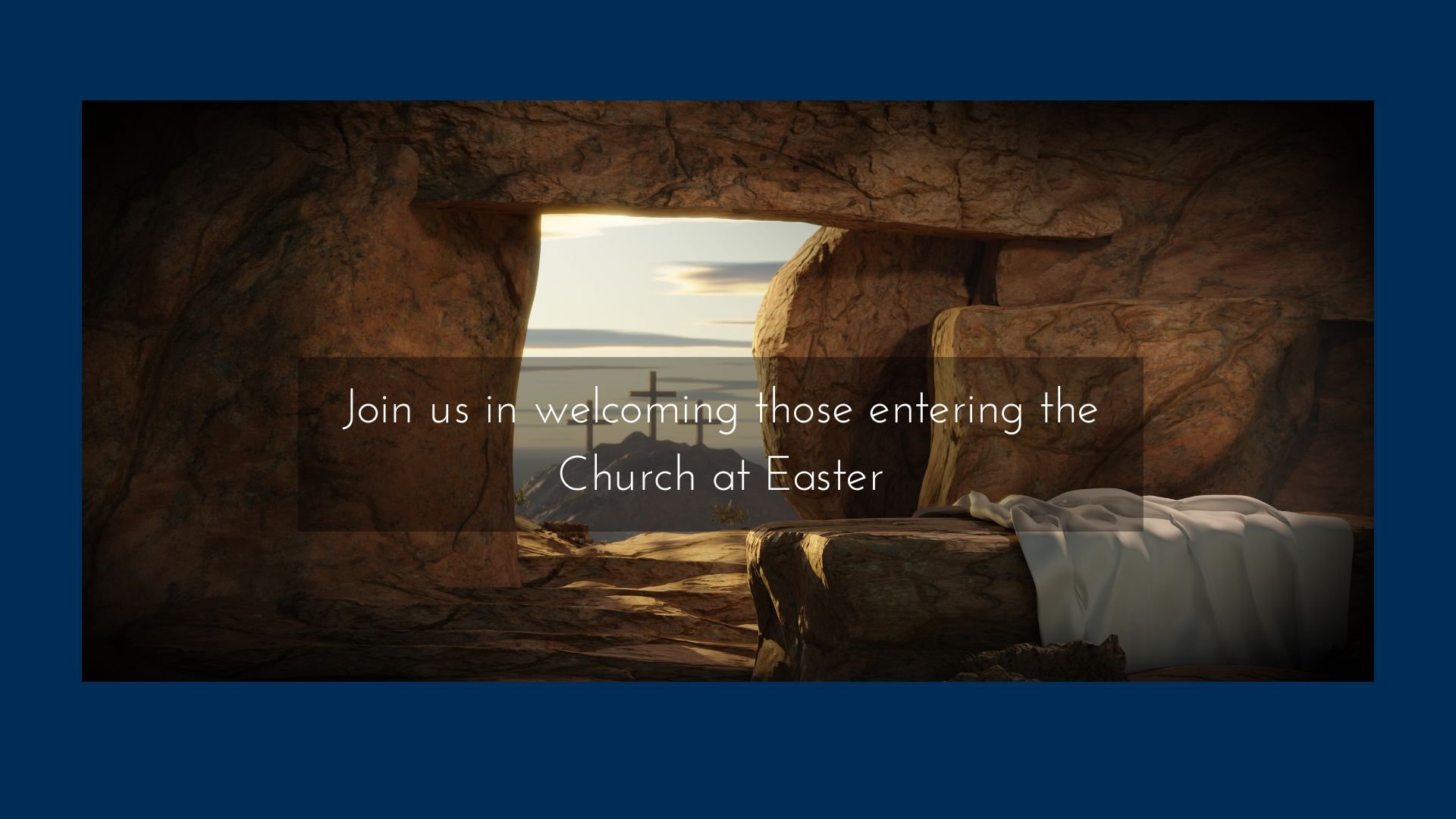 Welcome new members entering the Church at Easter