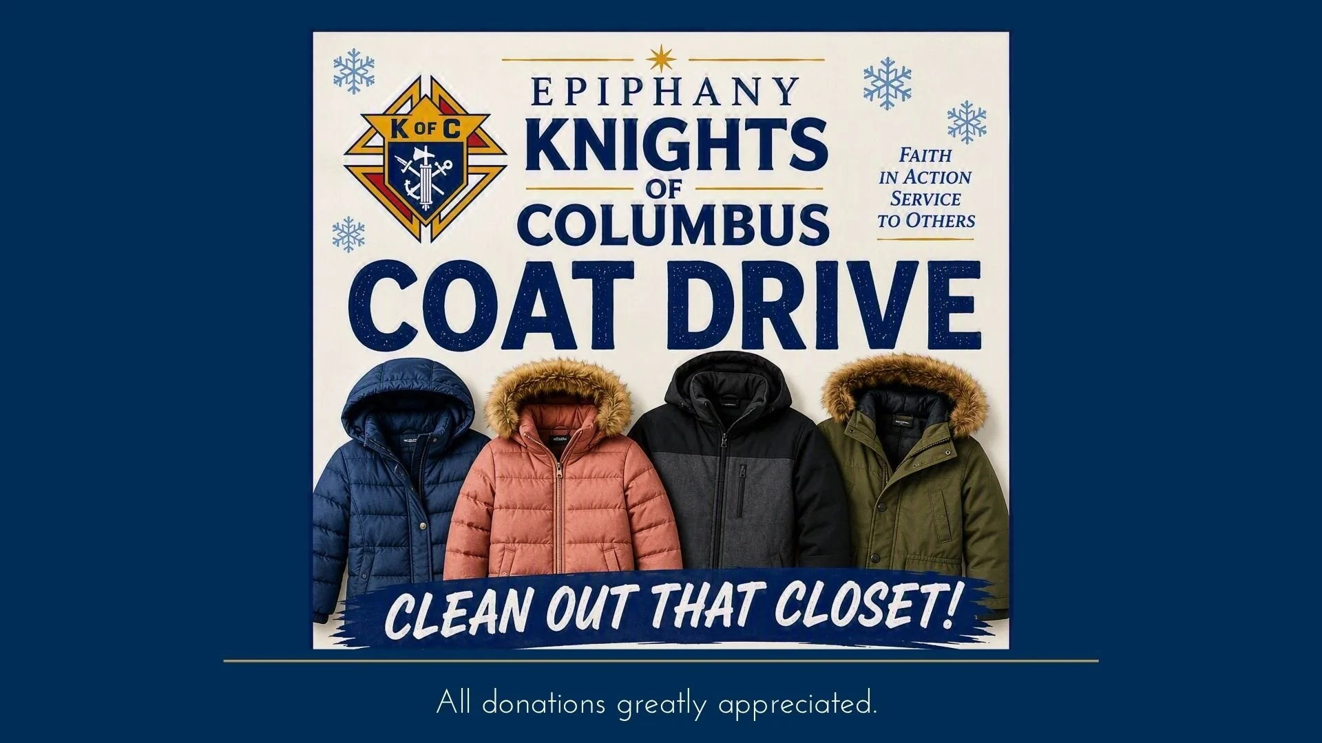 K of C Coat Drive 2026