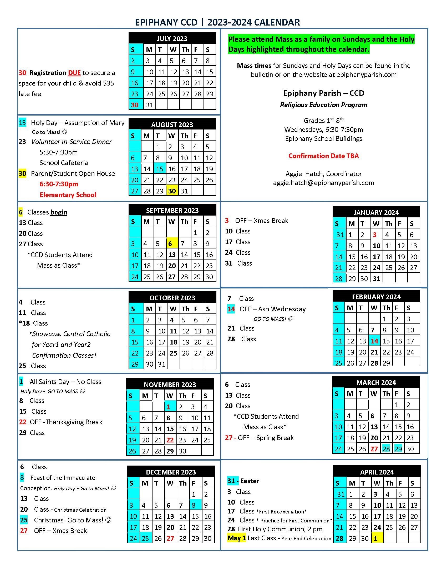 Ccd Academic Calendar 2024 - Farra Jeniece