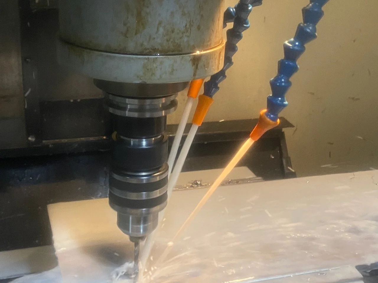   CNC milling — in-house machining capability  