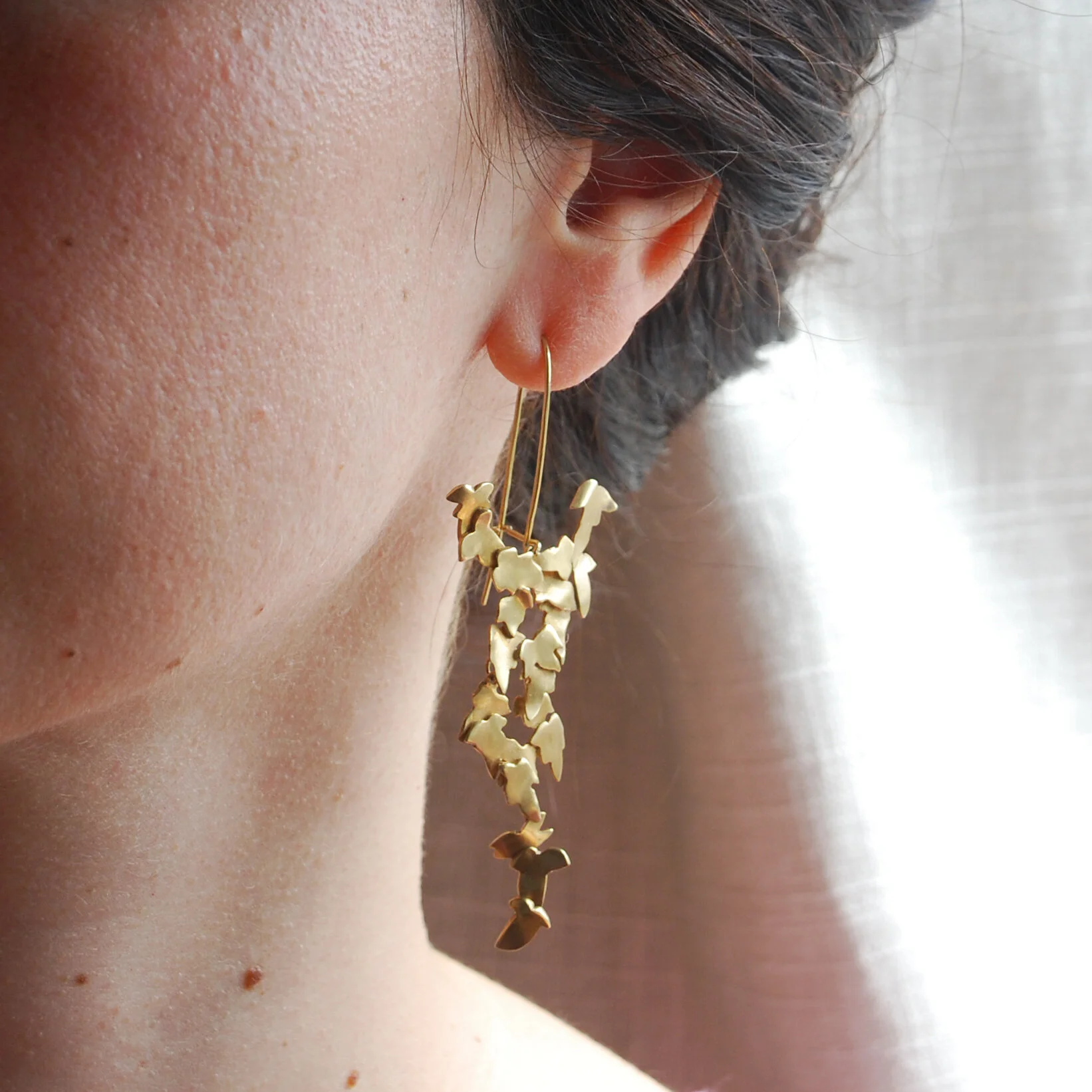 Golden trailing Ivy worn