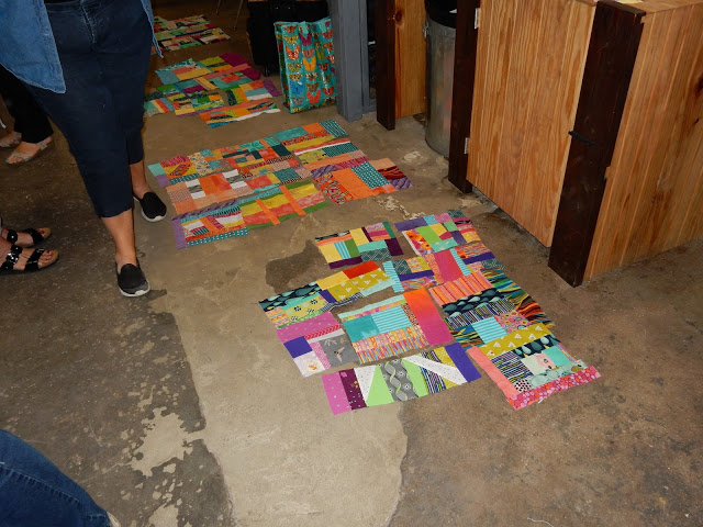 A few groups of finished blocks - these will make some amazing quilts!