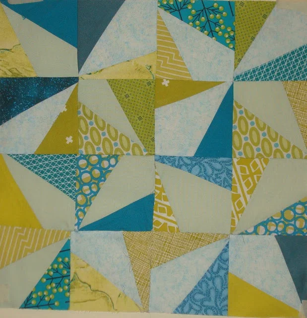 August BOM - Wonky Pinwheels