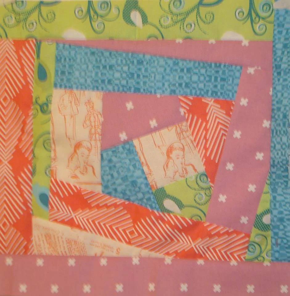 February 2016 Bom Wonky Log Cabin Sfmqg