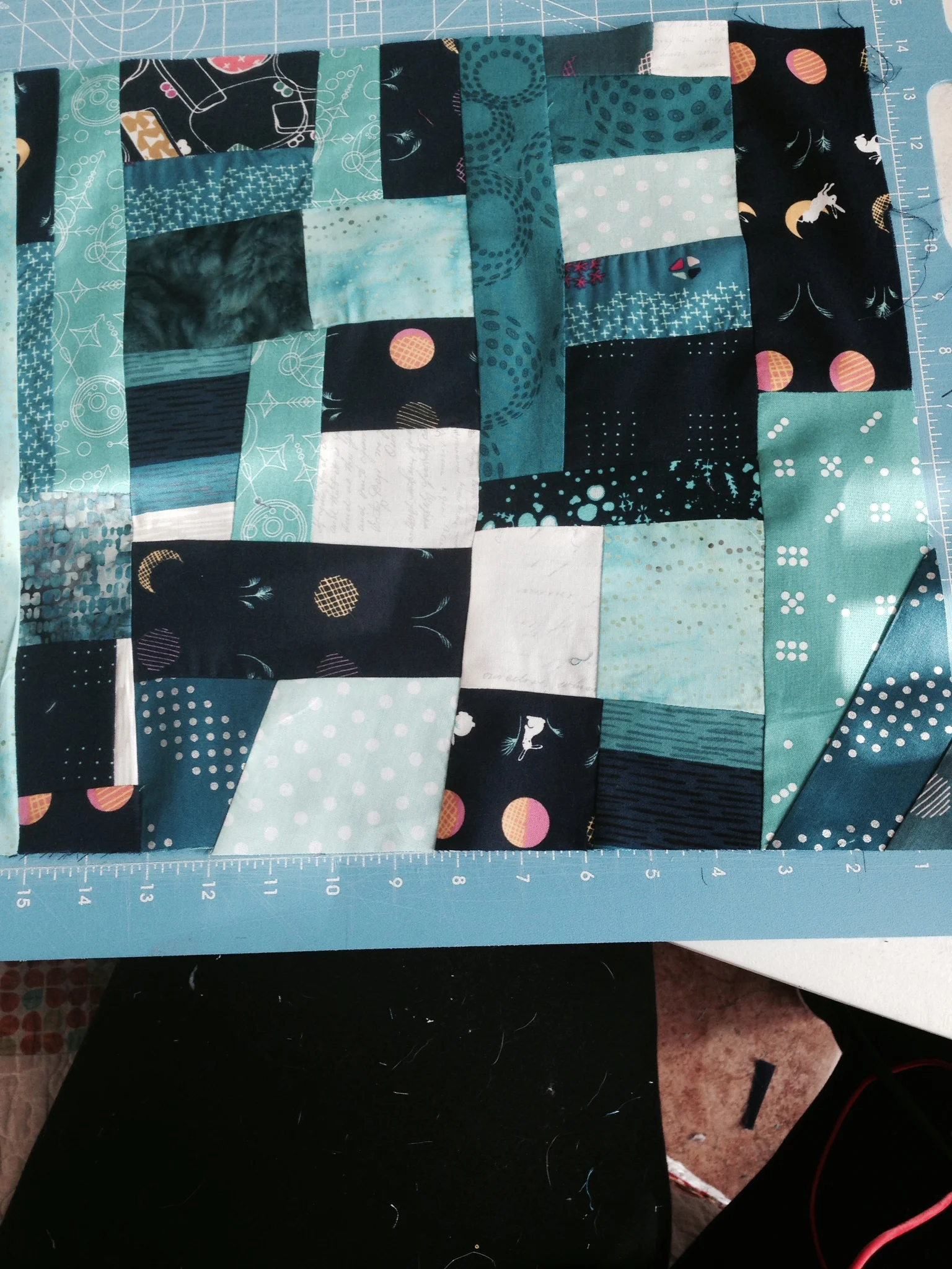 Improv Quilt Along month one
