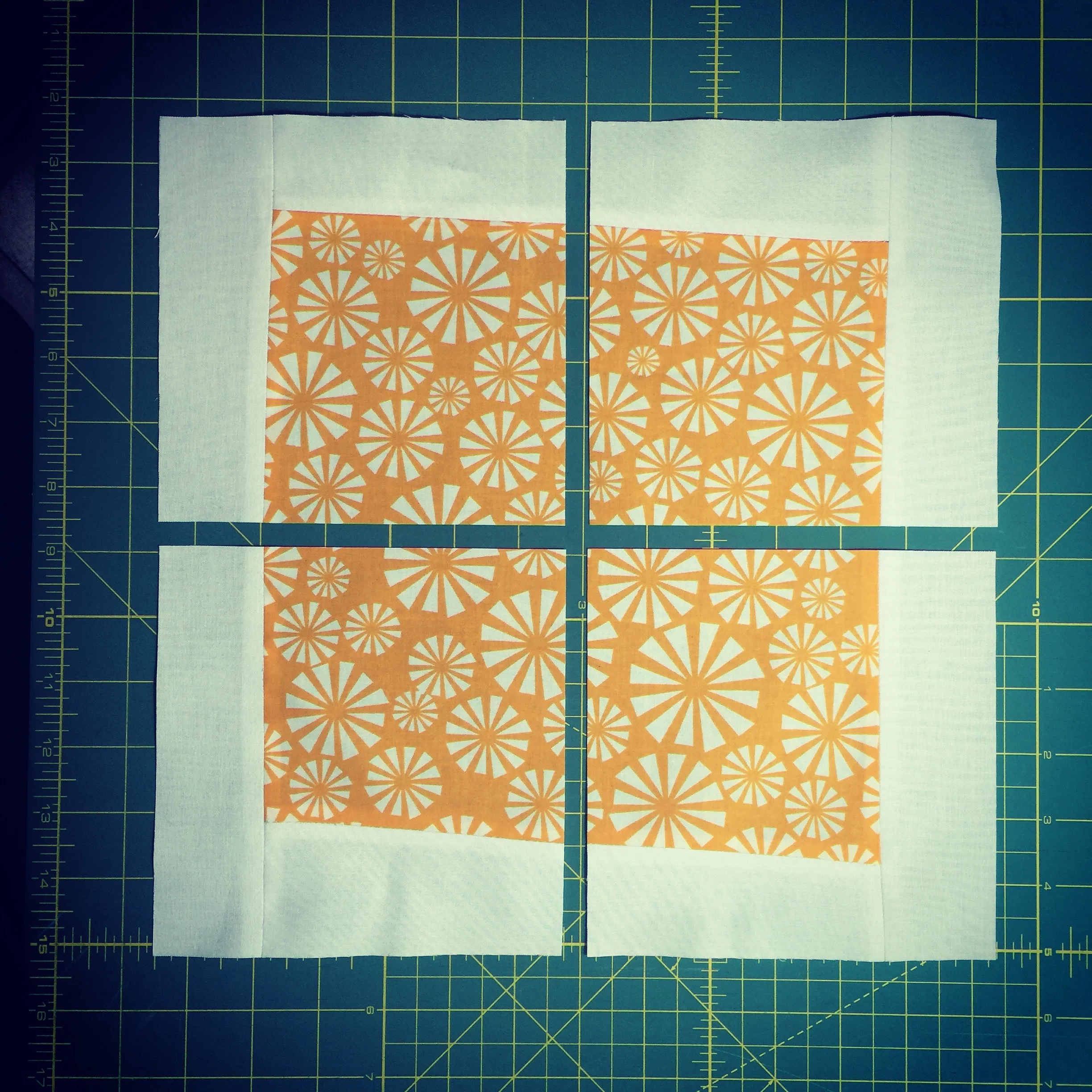 Movin' On Up blocks made by Allison Schnackenberg