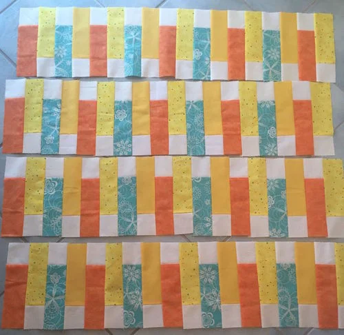 Community Service lap quilt sunset ridge blocks