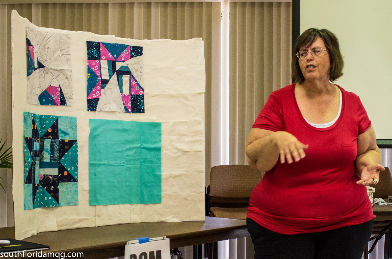 VP of Projects Patti Auten walks us through the blocks for month four during our May meeting.