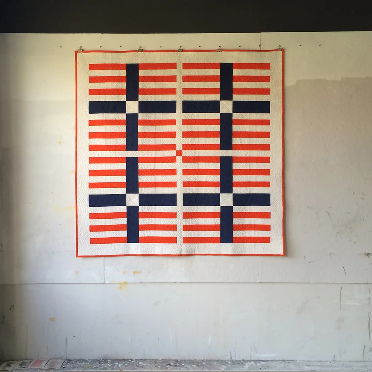 "You + Me" - a quilt by Heather Jones