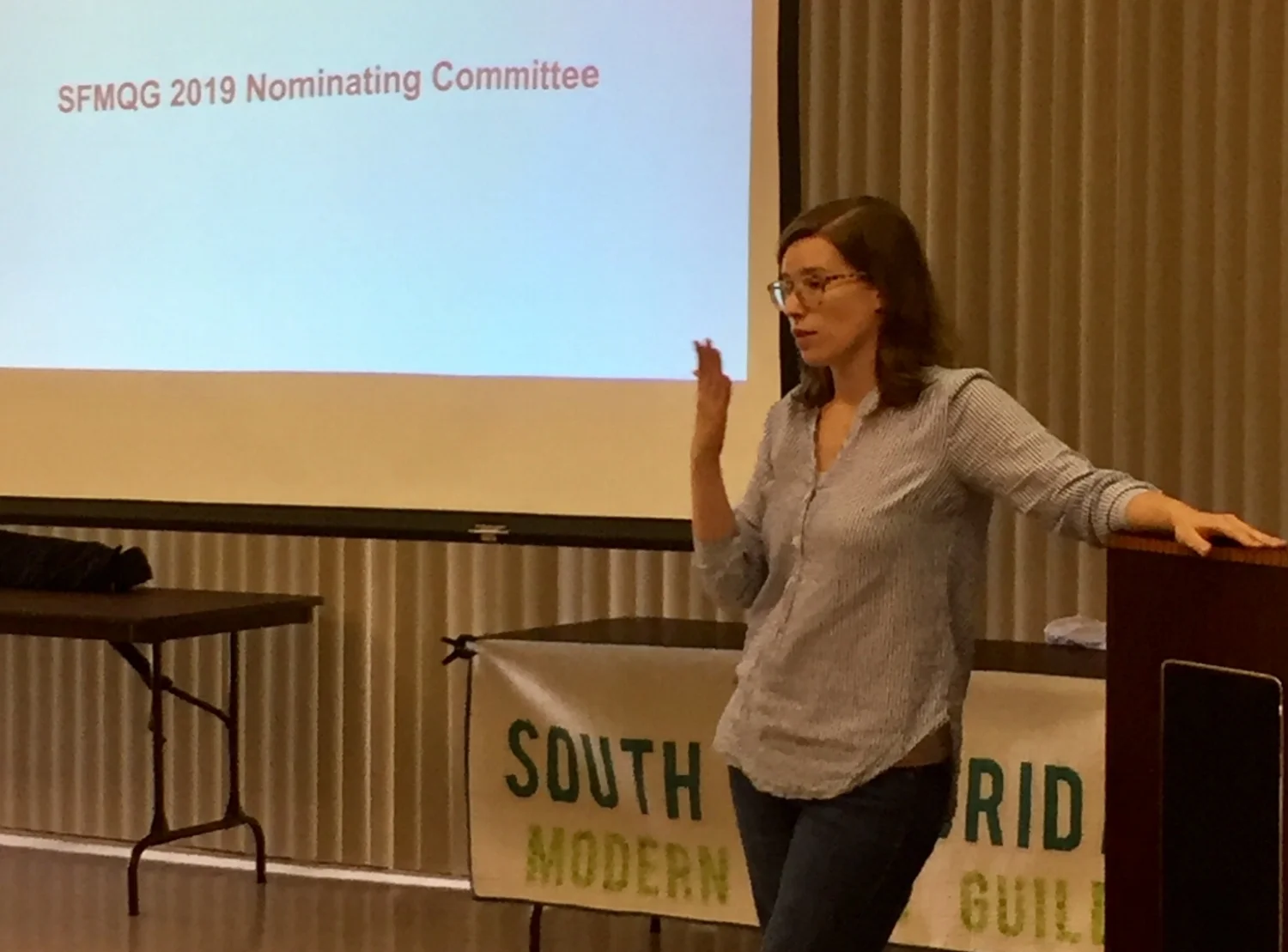  Kate talked about her position as VP of Events 