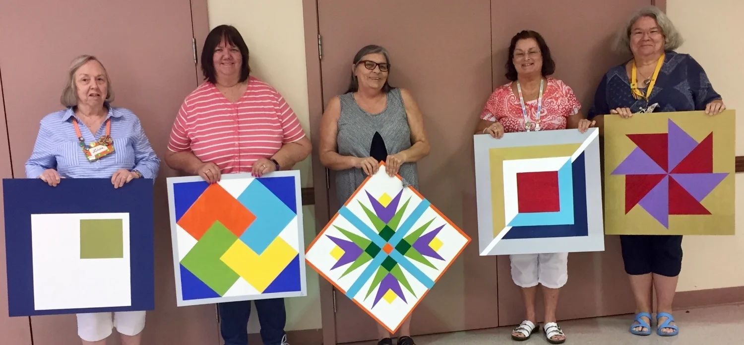  Nicole’s Barn Square Painting Workshop Show &amp; Tell 