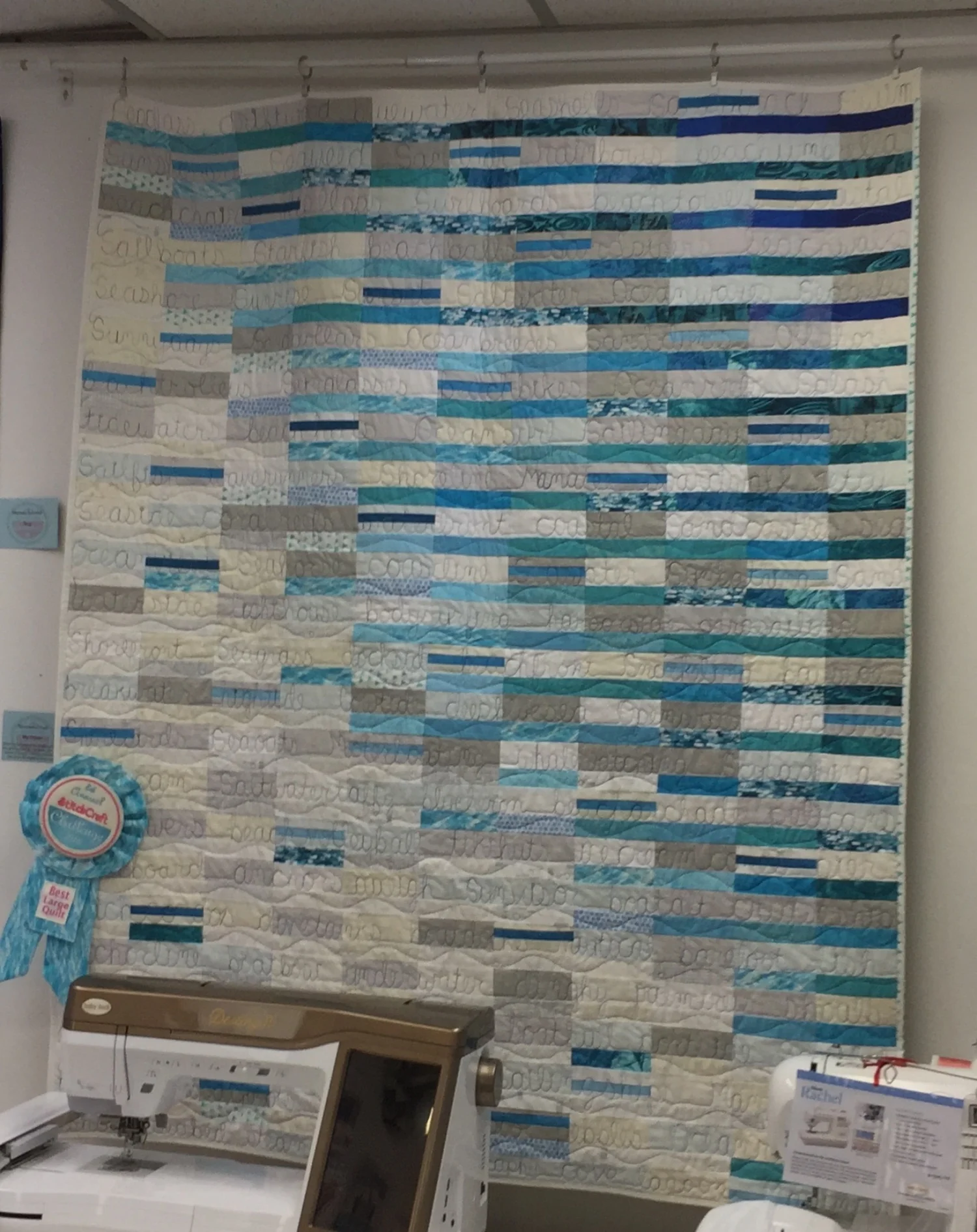 Maureen Drudi - My Ocean - Best Large Quilt Award!