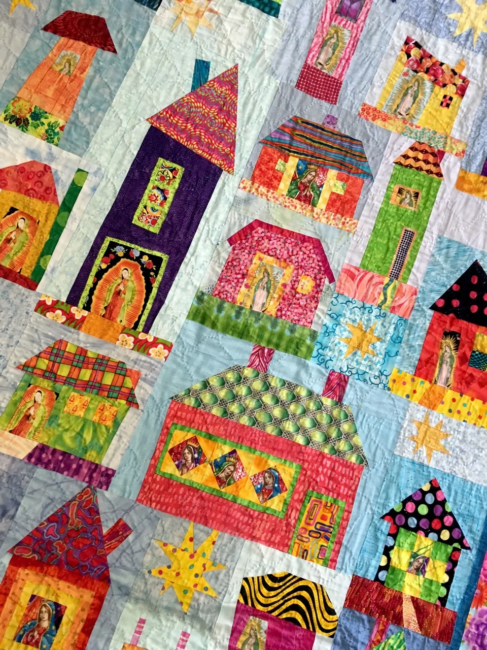 Samples of Debbie’s quilts, you will be making your own original quilt, not necessarily one of quilts shown in the photographs.