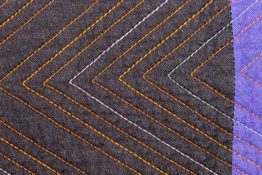 SarahL QuiltCon Fabric Challenge - Kandahar - Detail
