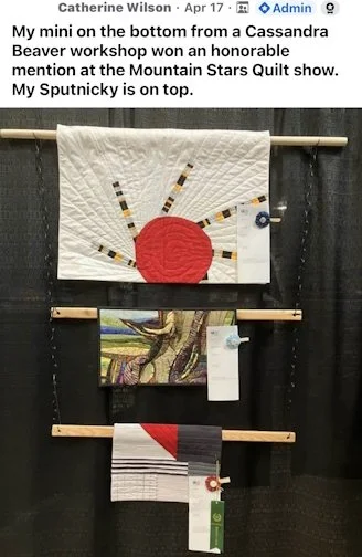 S&T CathyW Mountain Stars Quilt Show