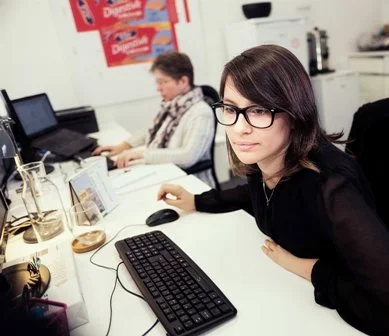 Angéla Görbe , Project Manager (L) and Alice Rigoux , Project Coordinator (R).