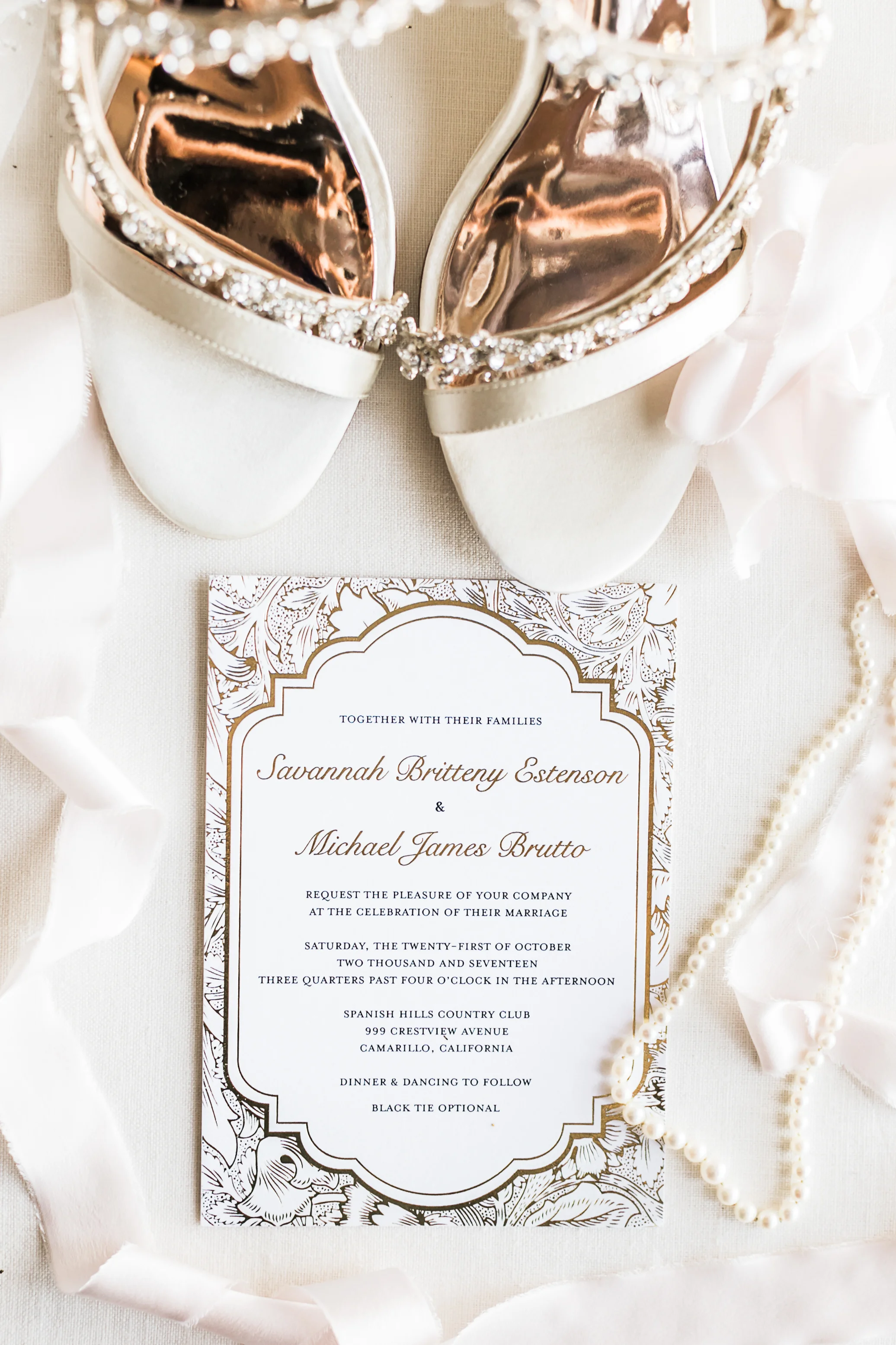 Bride and groom had a stunning navy and gold fall wedding at Spanish Hills in Camarillo, CA. The white florals and greenery were the perfect touch throughout the SoCal venue, reception decor and centerpieces. This fall wedding has affordable wedding DIYs ideas that look more luxe than they are. This is a must save! Planning:@janealexandraevents | Photography: @KJacksonPhoto | Florals: @velvetblooms #JAE #janealexandraevents #camarilloweddingvenue #weddingplanning #camarillowedding