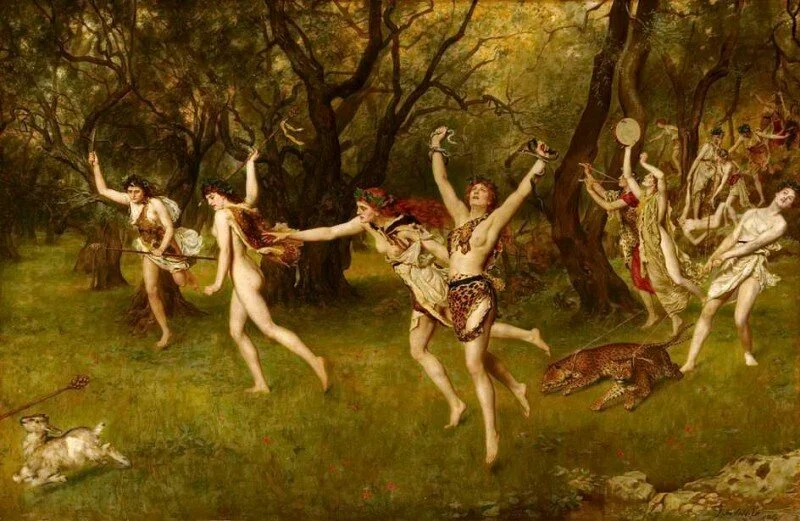 John Collier - Maenads