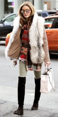 Faux Real Fur Vests