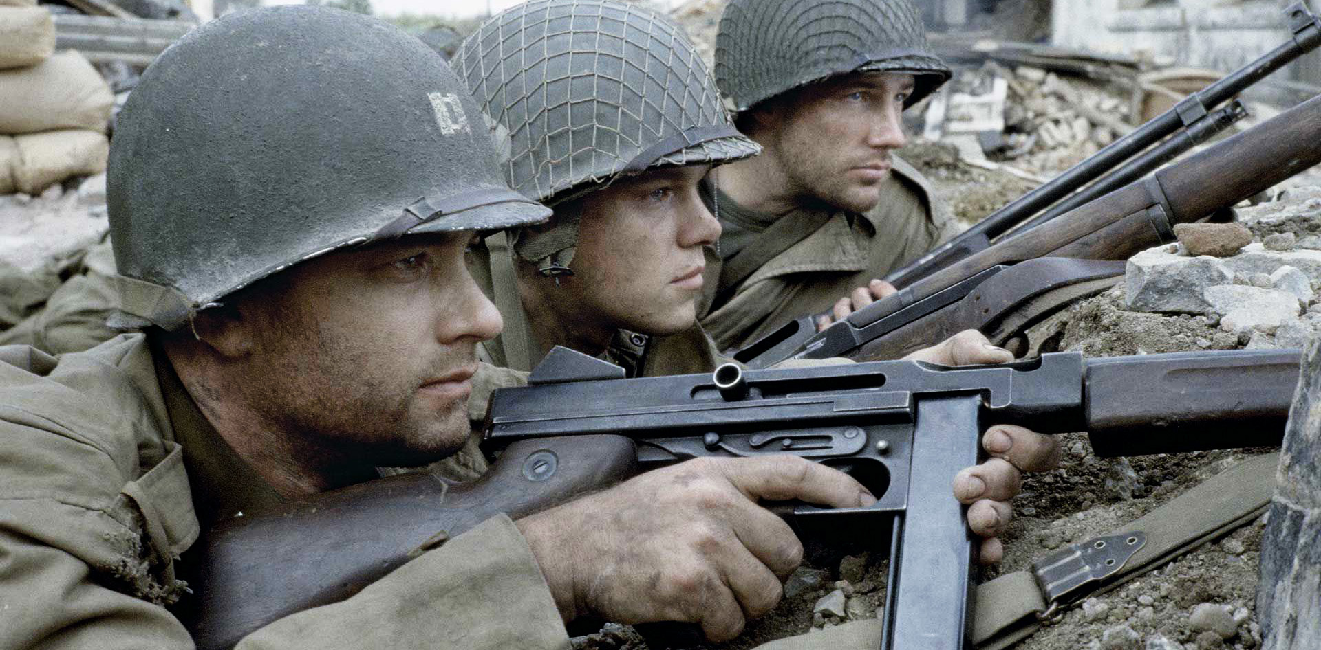 Tom Hanks, Matt Damon & Ed Burns in "Saving Private Ryan" DreamWorks , Paramount Pictures