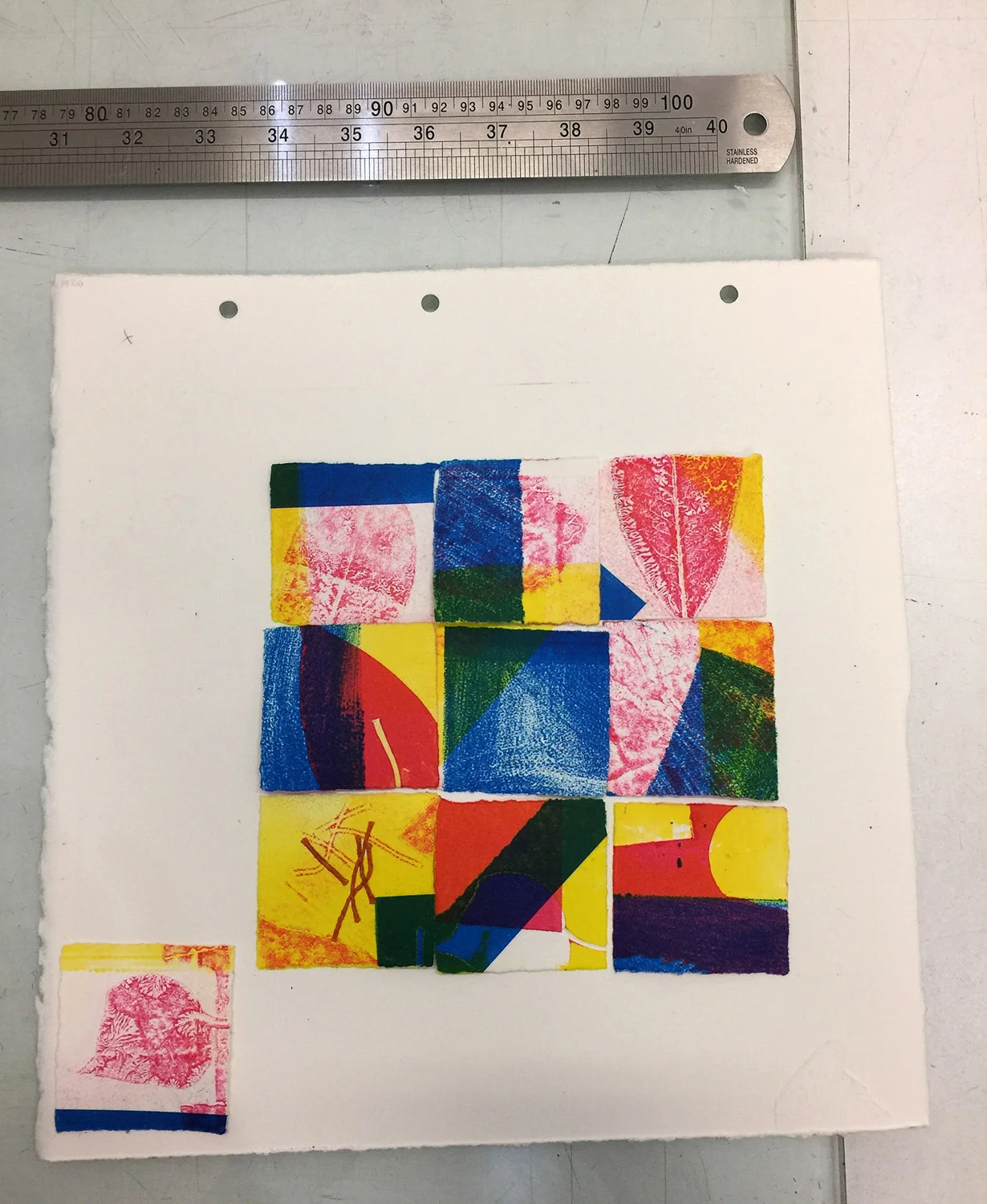 prints in process