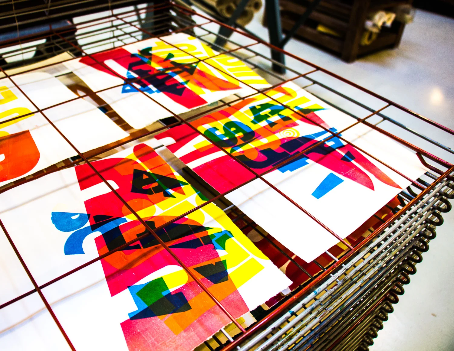 prints in process