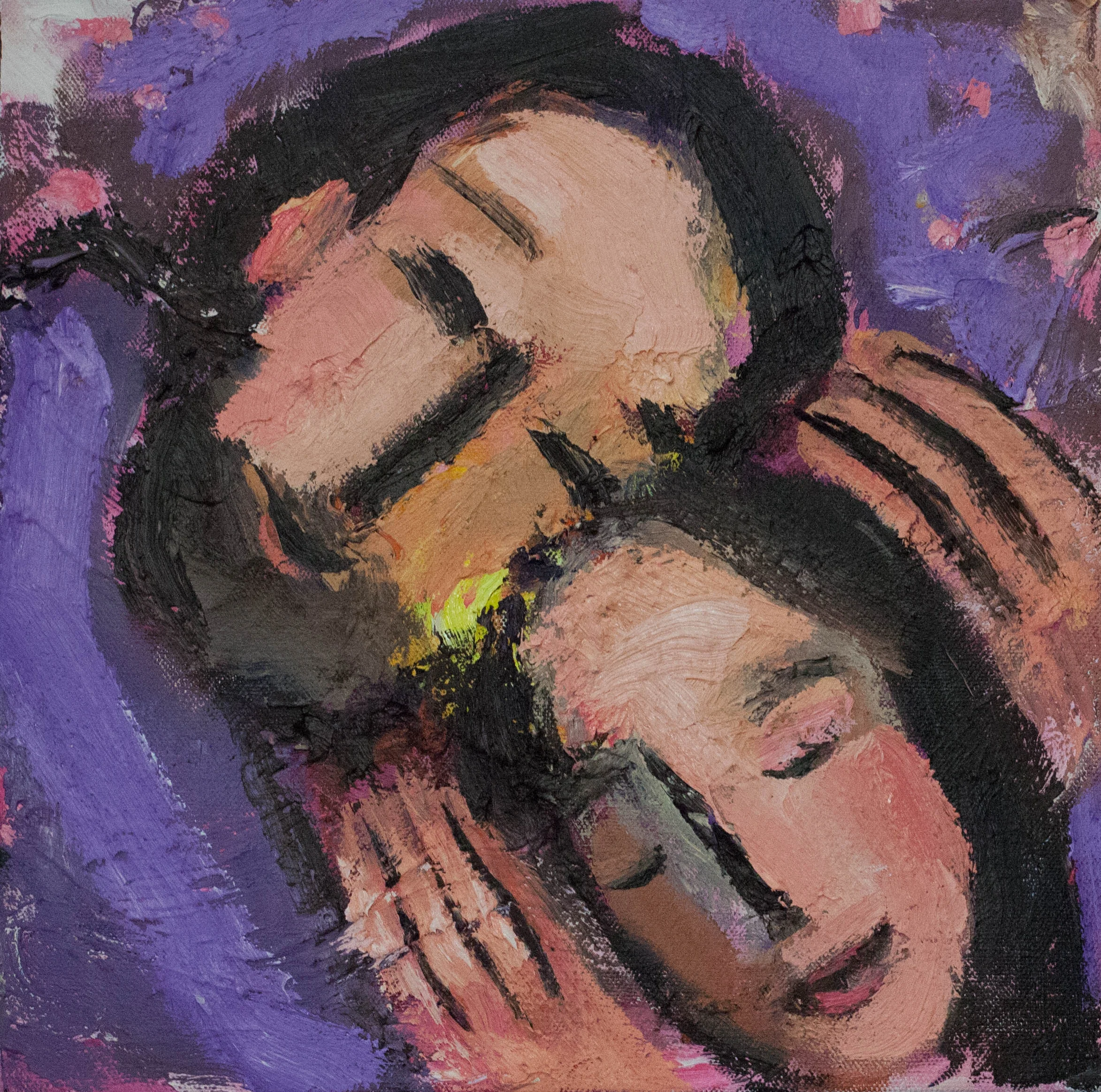Couple II (Oil on Canvas, 12_x12_),.jpg
