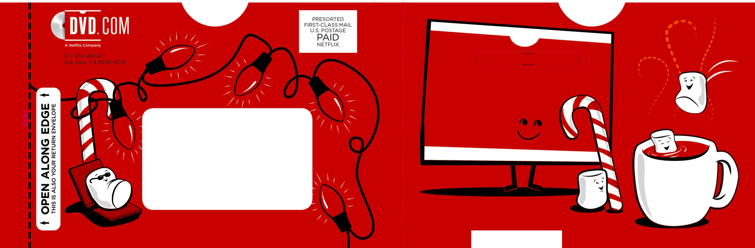 Matt’s mailer and happy marshmallows are having a blast.