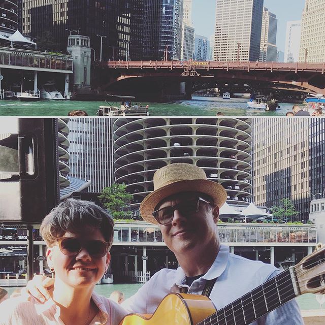 Didn&rsquo;t quite make it to San Juan due to a gig with Neil Dixon Smith at City Winery Riverwalk. Gorgeous day in Chicago, btw. #neilandjanetdeloseeuu