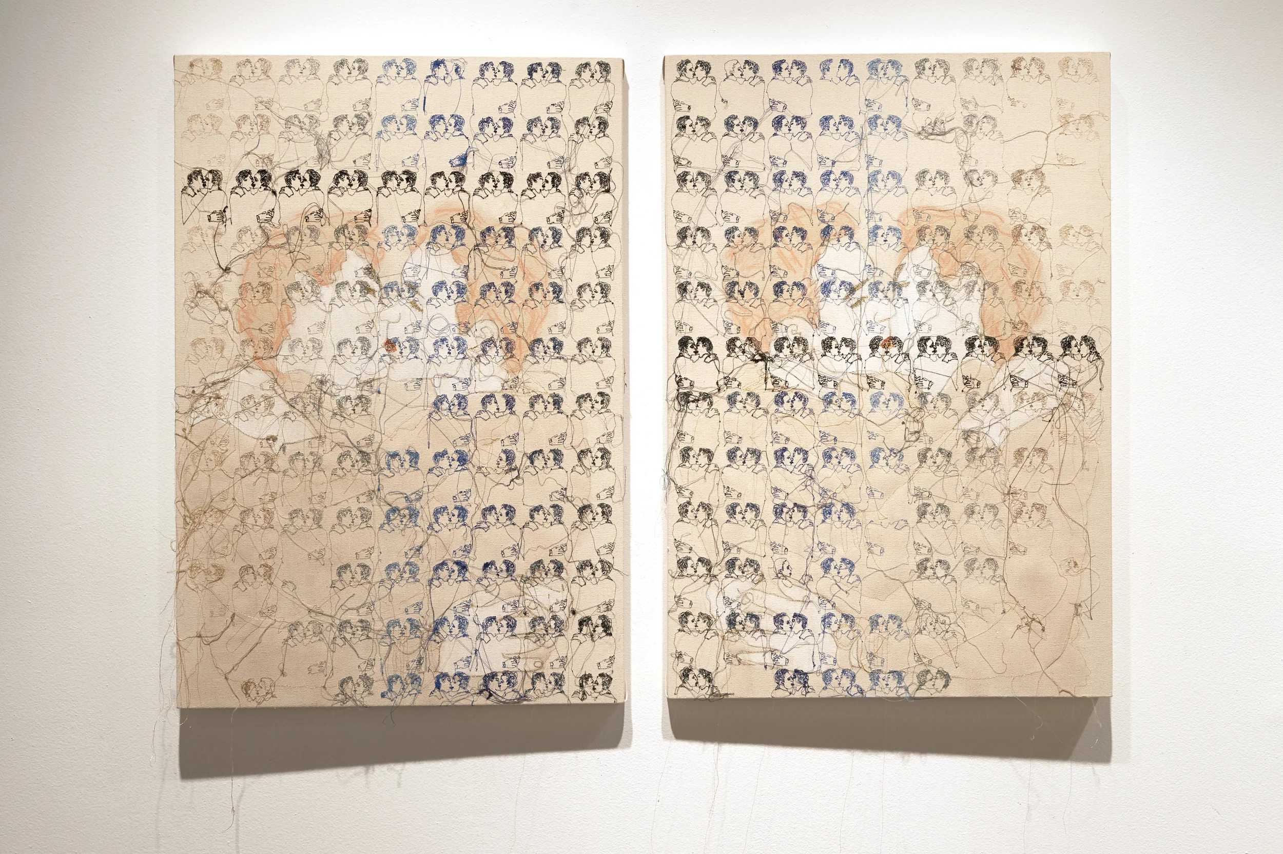 96 MEN KISSING