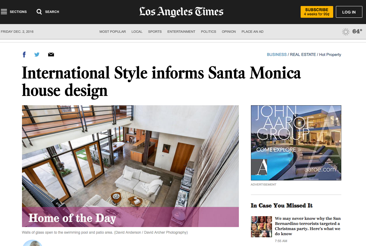 LA TIMES /// November 2016