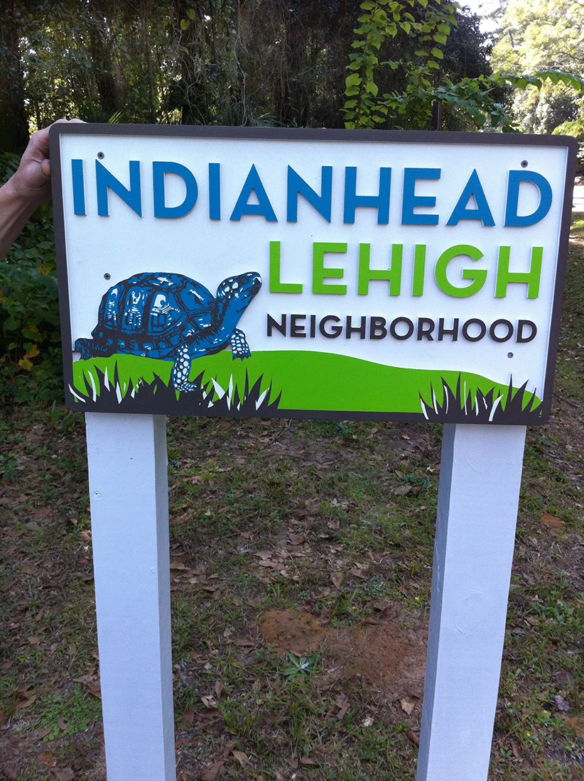 Indianhead Lehigh Neighborhood Signs
