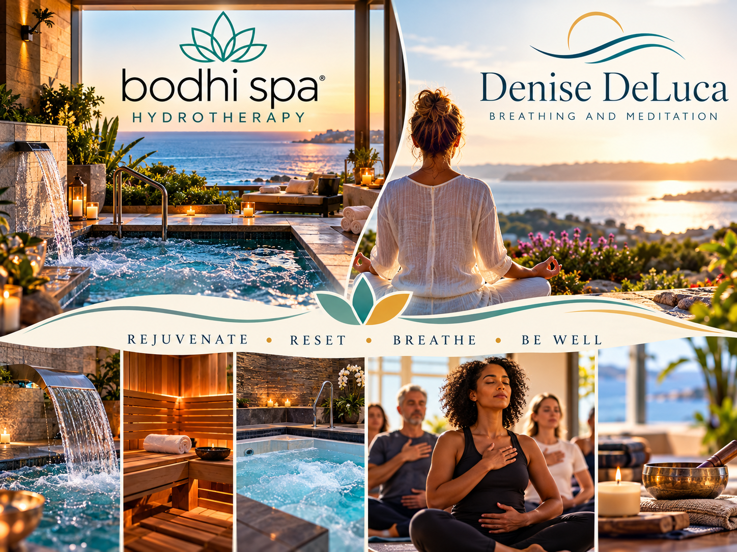 PRIVATE HYDROTHERAPY, BREATHING &amp; MEDITATION SESSION FOR 12