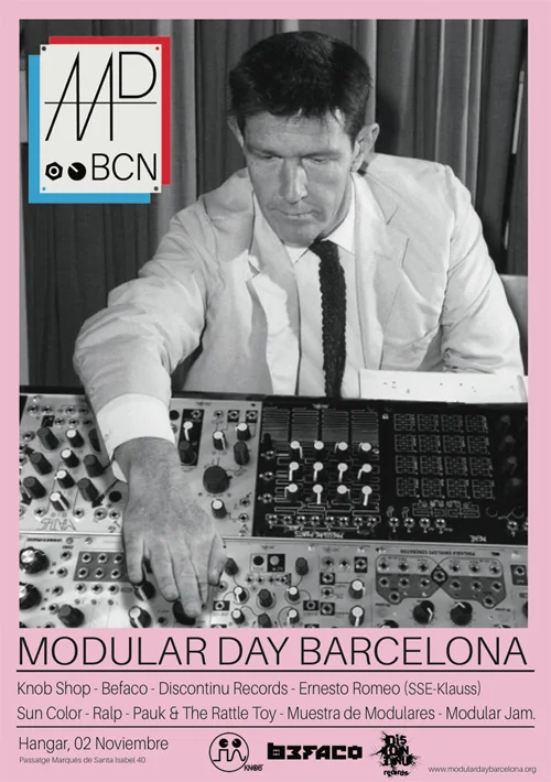 MODULAR DAY (Barcelona's Synth Festival) Poster of Edition 1 (2014)