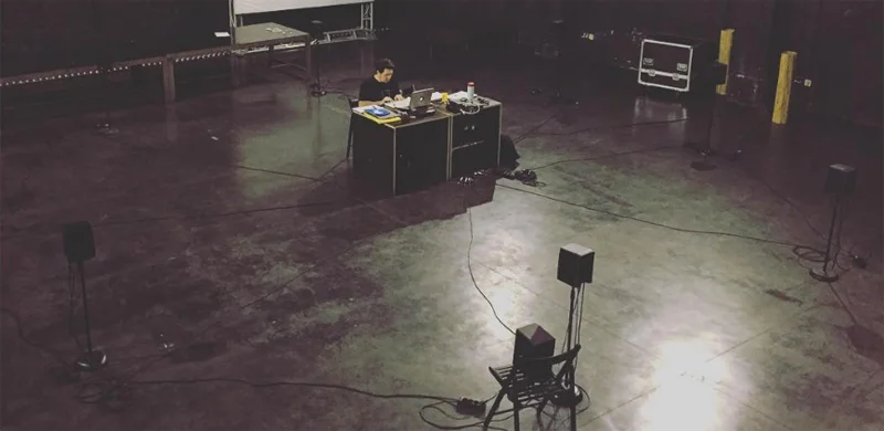 Final Speakers test @ Hangar Art Center