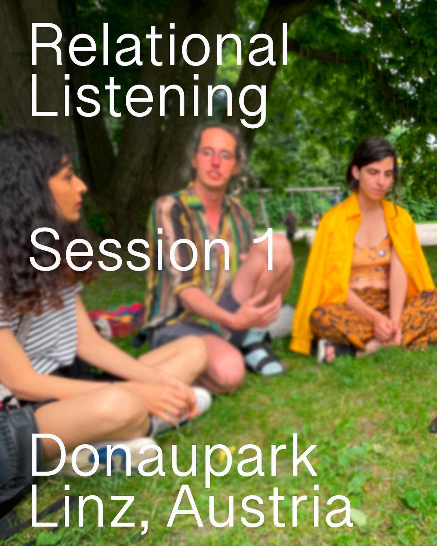 Really happy and inspired by the first session of &quot;Relational Listening&quot;, which is a open heart gathering to talk and listen, without  judgment, without right or wrong, to share ideas, feelings, fears, thoughts and understand other points o