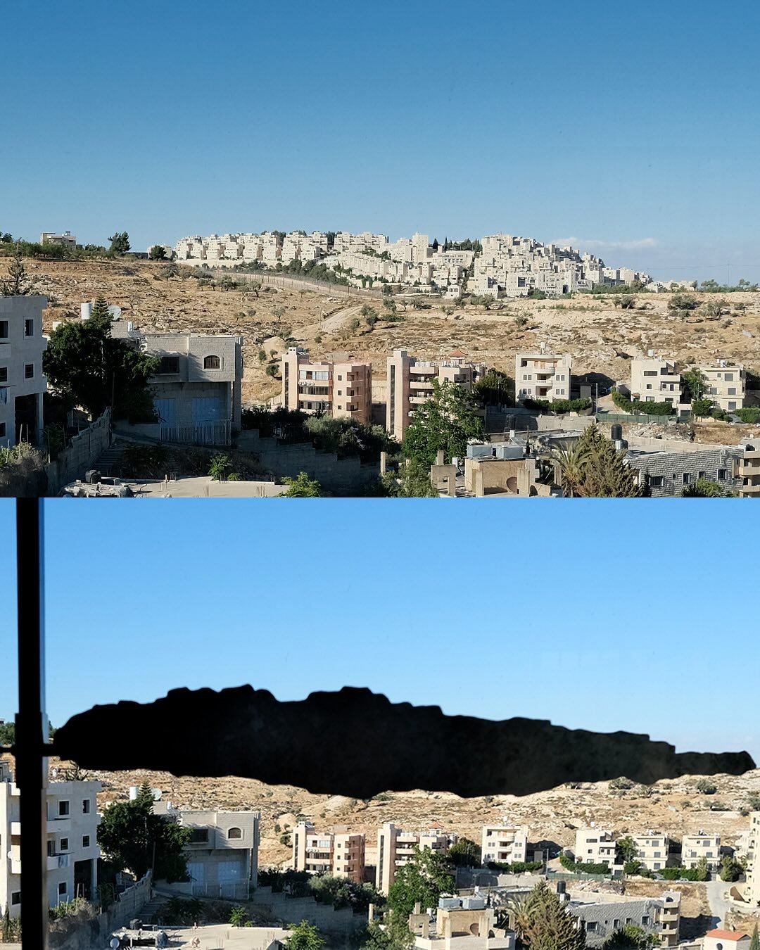 Landscape Liberation - This installation closes a bit my cycle here in Palestine (at least for the moment). Arriving in Bethlehem, and the beautiful @wonder.cabinet building, which is a jewel designed by the incredible Palestinian architects @aauanas