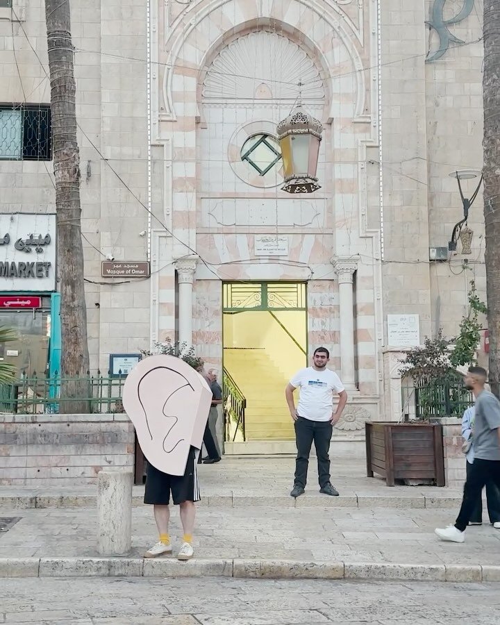I came here to listen closely, deeply and in person. Palestine and its people deserve to be heard in this way, with attention, respect and care. 
My ears have been filled with stories, confidences and wonderful surprises. You can&rsquo;t be open-mind