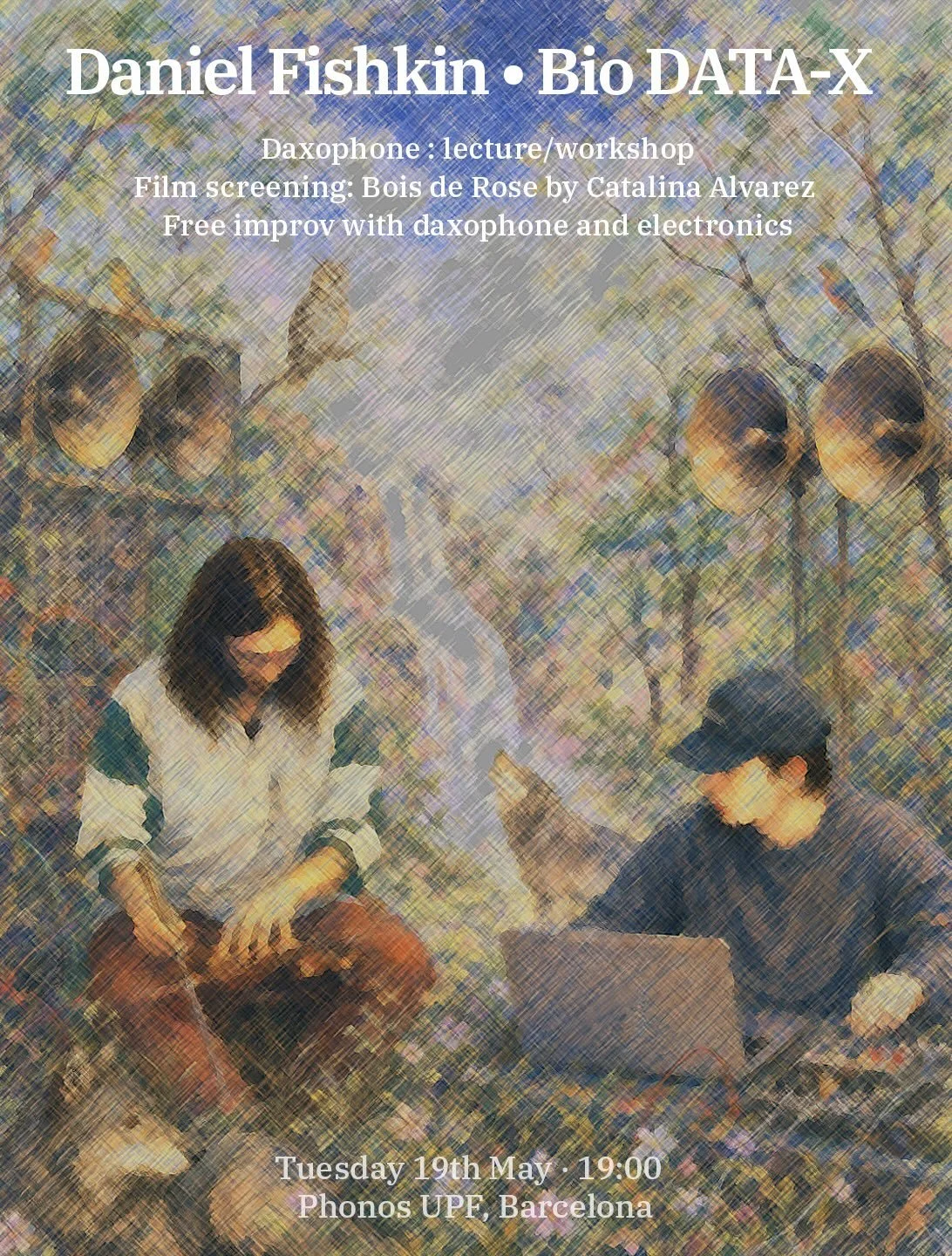 I no longer perform live very often. I like to do it for special occasions. That&rsquo;s why I&rsquo;m very excited to join my old friend @dfiction for this evening with a free improvisation together: him on the Daxophone, and me on electronics.

The