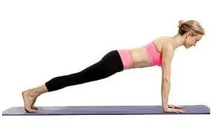 Netural neck position indicating active deep neck flexor muscles. Neutral low back position indicating activation of the lower abdominals.