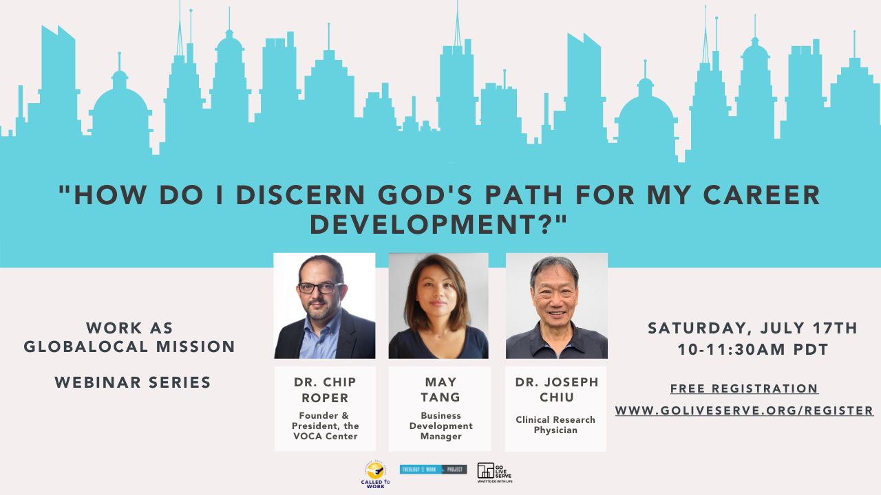 “How do I discern God’s path for my career development?”