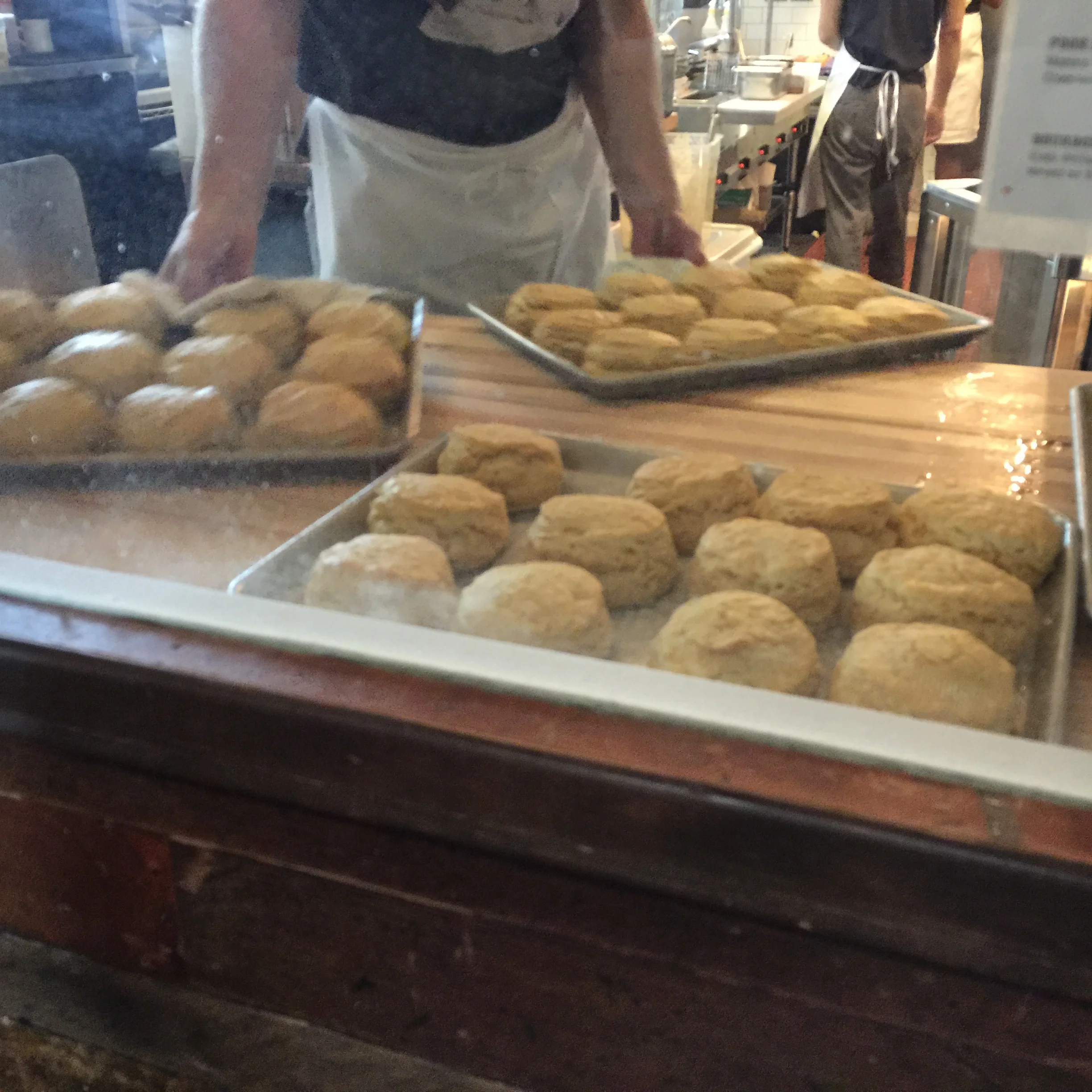 I will stand in line for a long time for these delicious Pine State Biscuits.