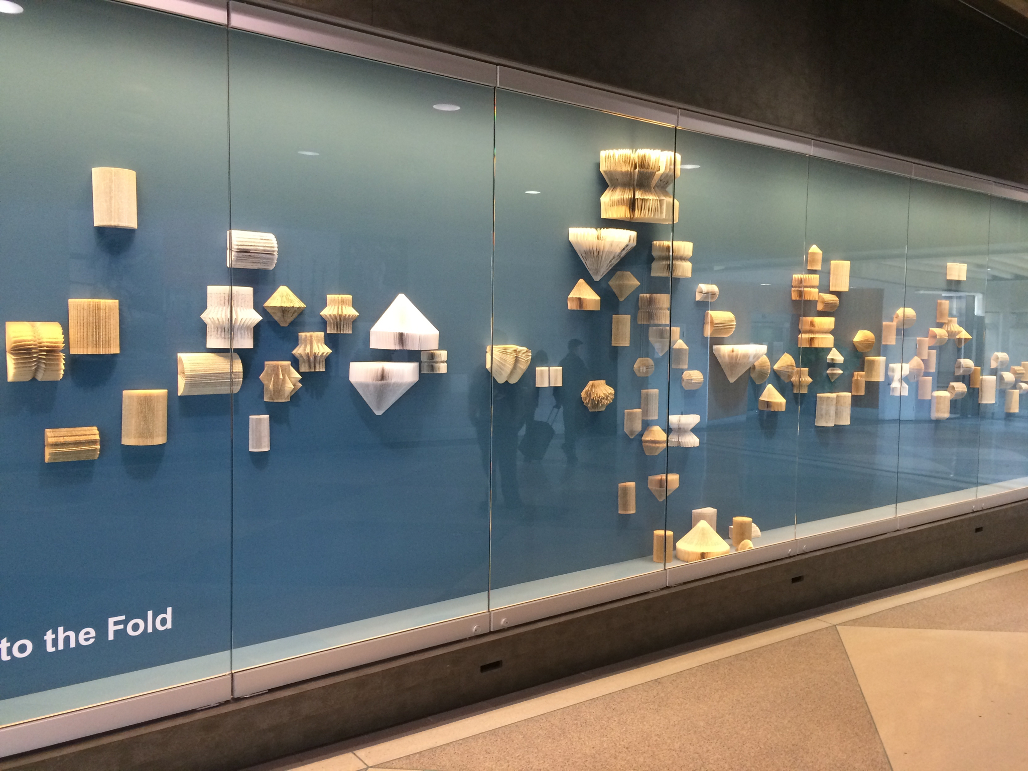Art exhibit by Delainey Barclay at the Philadelphia International Airport- Oct. 2014