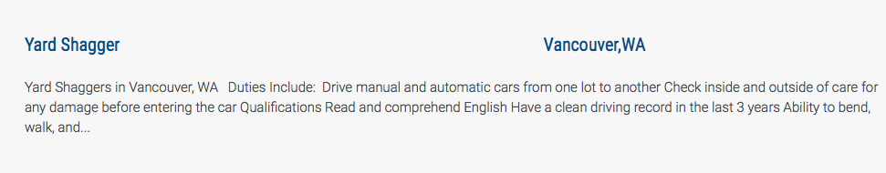 This is not the most grammatically correct job posting, but the title put a smile on my face. 