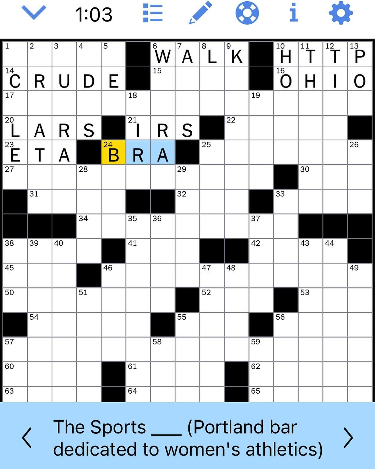 @sportsbrapdx You were a clue in yesterday&rsquo;s NYT Crossword? That made me so happy.
#sportsbrapdx #represent #portland #nytcrossword
