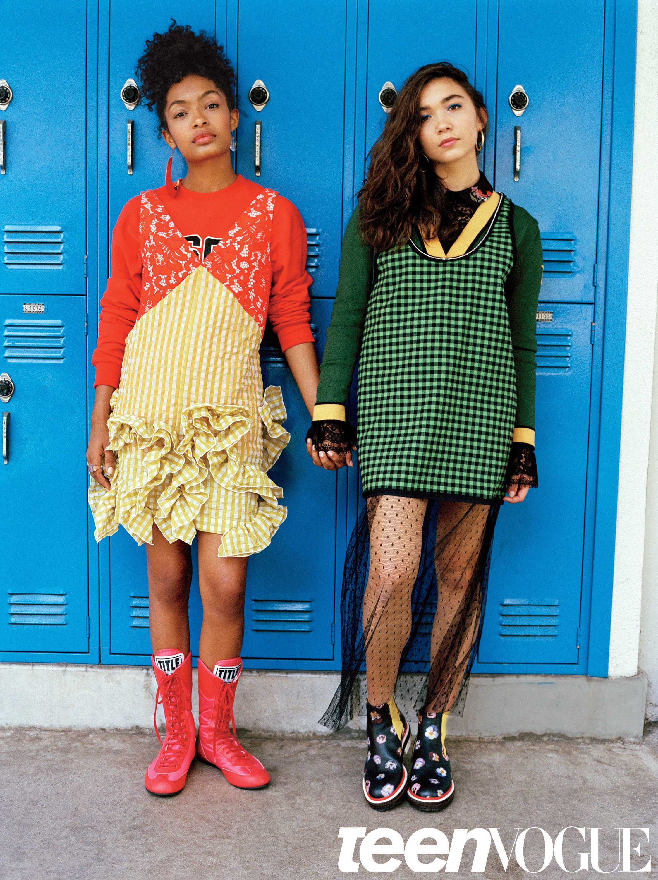 Image: Yara Shahidi and Rowan Blanchard for Teen Vogue