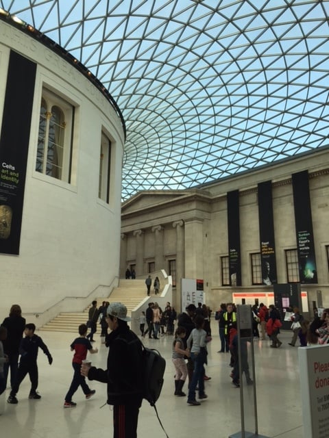 The Great Court at the British Museum.