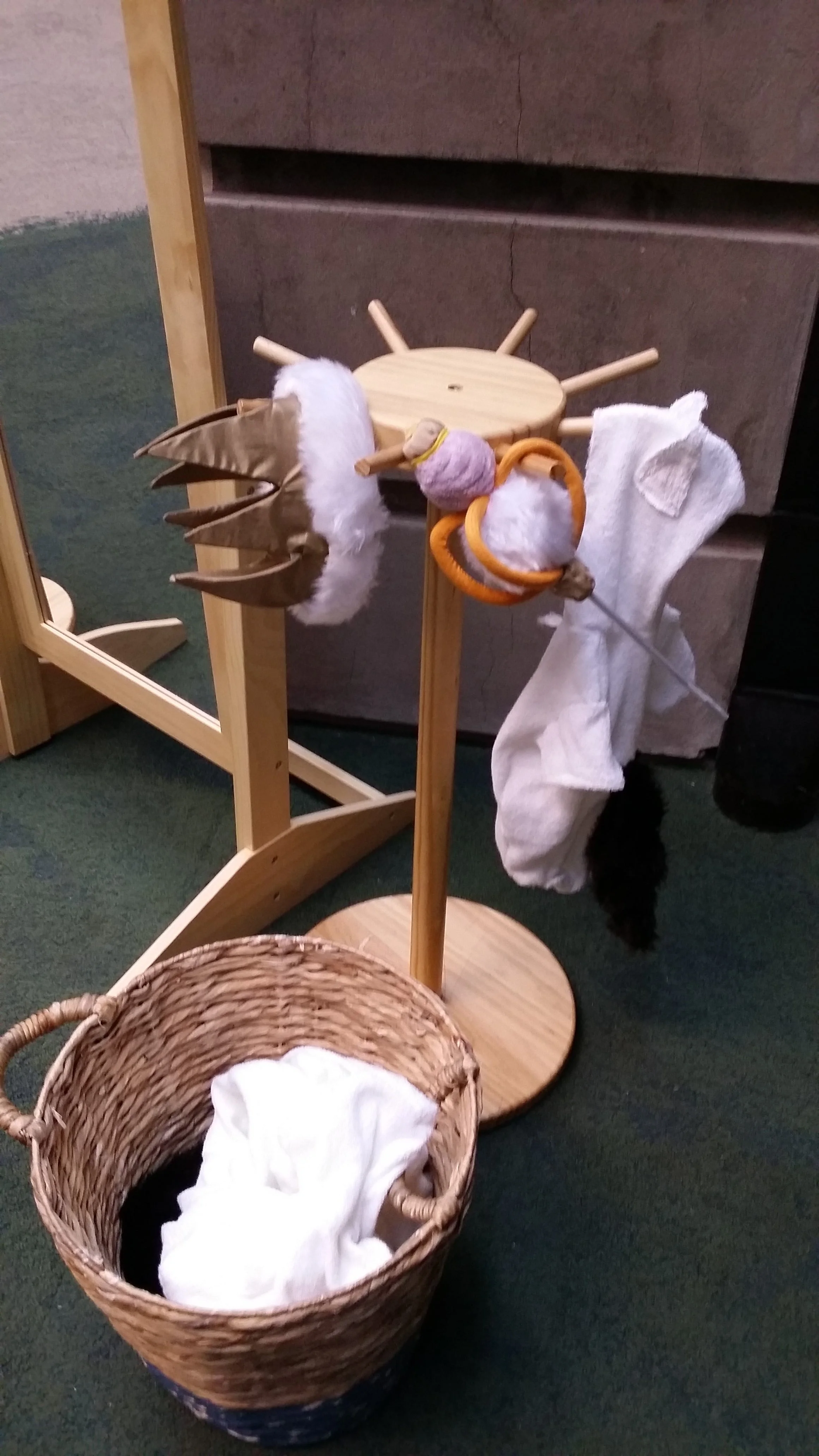 Max's crown and staff provide opportunities for imaginative role play.