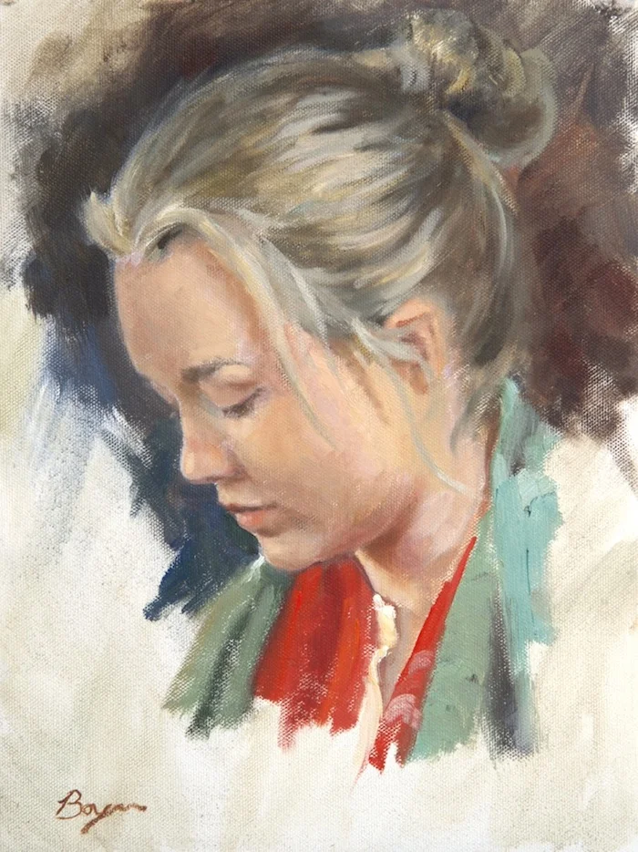 Figure Study 16x12 $1800.